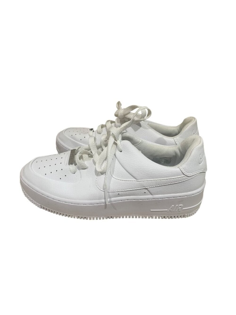 nike air force 1 sage low in the triple white